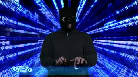 Hacker Breaking System Success Tunnel Design 6 720 動画素材 21935031