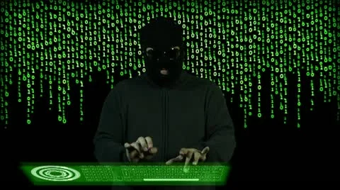 Hacker Breaking System Thinking 11 720 動画素材 21935517