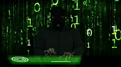 Hacker Breaking System Thinking 15 720 動画素材 21935625