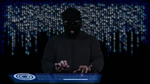 Hacker Breaking System Thinking 動画素材 20501110