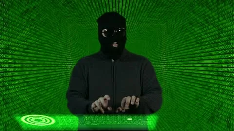 Hacker Breaking System Thinking Tunnel Design 1 720 動画素材 21937447