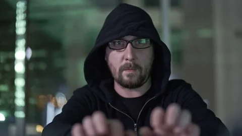 Hacker Breaks into Web Server 動画素材 76310803