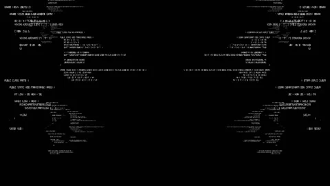 Hacker Code 07 overlay Stock Footage 154885210