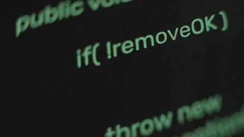 Hacker code to attack software 스톡 동영상 302715129