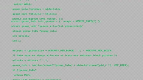 Hacker computer code typing on alpha screen Stock Footage 344050808