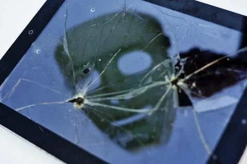 Hacker. Computer hacker reflection on laptop screen Stock Photos