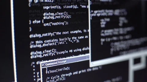 Hacker 's computer screen - Complete hac, Stock Video
