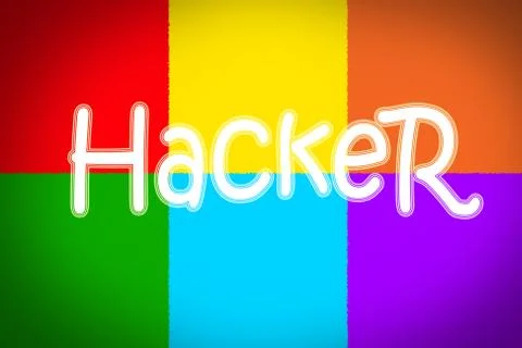 Hacker concept Stock Illustration