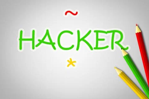 Hacker concept Stock Illustration