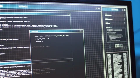 Hacker creating computer virus for cyber attack Stock Footage 104106166