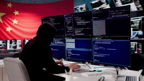 Hacker Focused On Writing Code Stock Footage 331517707