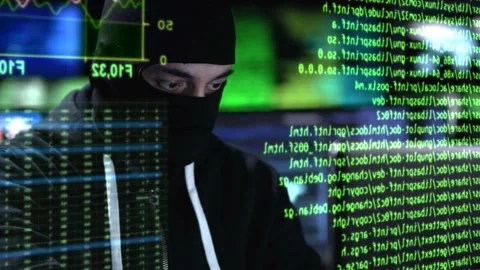 Hacker Video stock 200155420