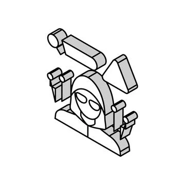 Hacker hacked password isometric icon vector illustration Stock Illustration
