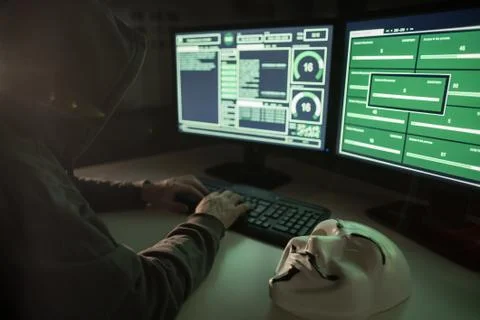 Hacker. Hacking. Cybercrime. Cybersecurity. Stock Photos