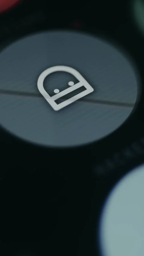 Hacker icon shown as a hooded figure symbol Video stock 334935460
