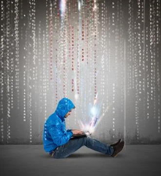Hacker Stock Illustration