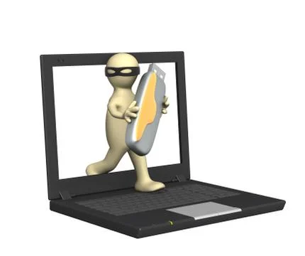 Hacker Stock Illustration