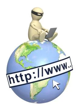 Hacker Illustrazione stock