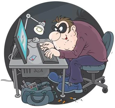 Hacker Stock Illustration