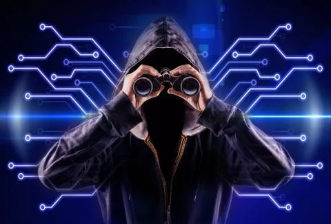 Hacker Stock-Illustration