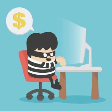 Hacker Stock Illustration