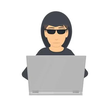 Hacker Stock-Illustration