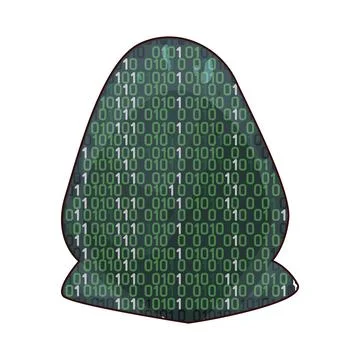 Hacker illustration Stock-Illustration