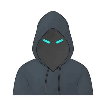 Hacker illustration Stock-Illustration