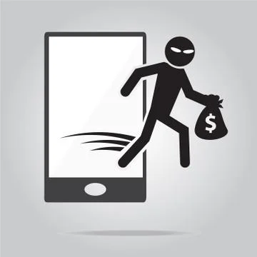 Hacker, Internet security concept Stock Illustration