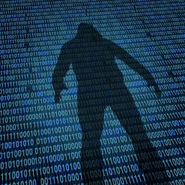 Hacker Internet Security Concept Illustrazione stock