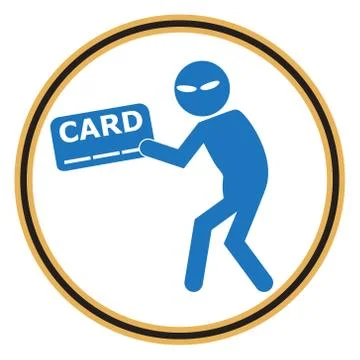 Hacker, Internet security concept. Thief icon Stockillustratie