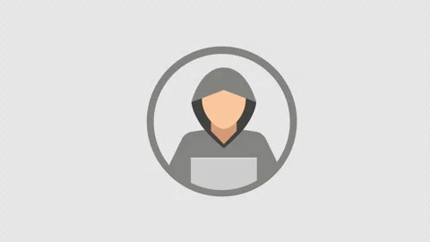 Hacker with laptop computer stealing confidential data, personal informatio.. Stock Footage 270141358