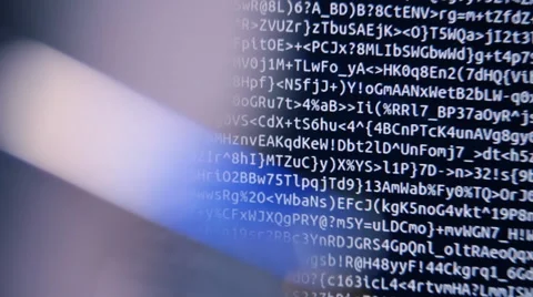 Hacker launches spy program Stock Footage 49667839