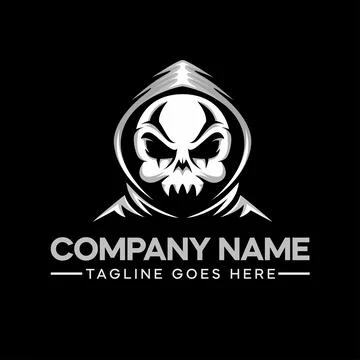 Hacker mascot logo, anonymous hacker hoodie gaming vector esports logo Stock Illustration