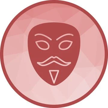 Hacker Mask icon vector image. Stock Illustration