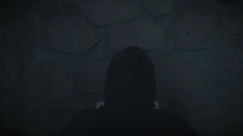 Hacker planning cyber attack in the dark Stock Footage 302294614