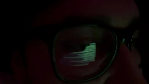 Hacker Prepares Cyber Attack With Virus Coding Stock Footage 258073833