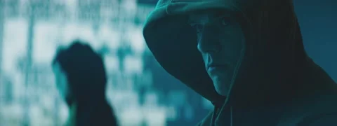 Hacker preparing for stealing Vídeos de archivo 149268304