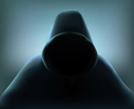 Hacker Realistic Composition Illustrazione stock