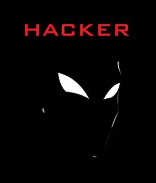 Hacker. robber. burglar. Stock Illustration