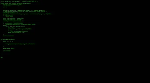 Hacker Screen Flow Stock Footage 44751058