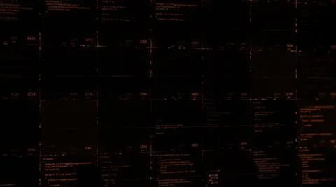 Hacker stealing data, abstract digital data on black screen background Stock Illustration