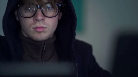 Hacker Stealing Information Stock Footage 83145177