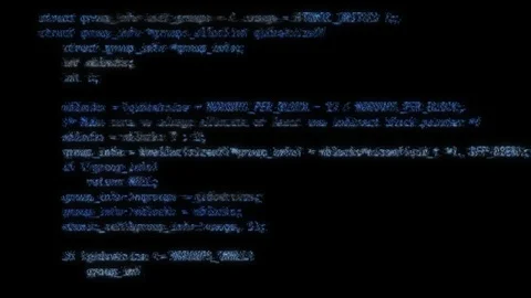 Hacker Text_3 With Noise Video stock 113911817