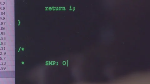 Hacker type on computer screen Video stock 139348597
