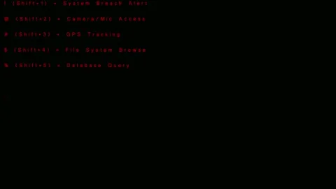 Hacker typed Instructions with Red Text on animation Black Background code .. Stock Footage 321454382