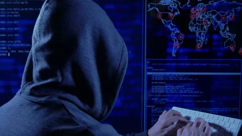 Hacker Typing Code  Stock Footage 146104320