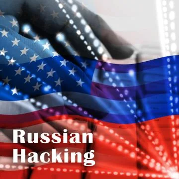 Hacker Typing Hacked Data Alert 3d Illustration Stock-Illustration