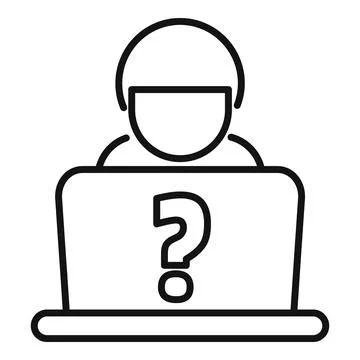 Hacker using laptop searching for bug and vulnerability online Stock Illustration