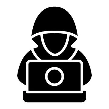 Hacker Vector Icon Design Illustration Stock Illustration